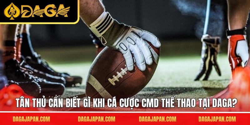 Tân thủ cần biết gì khi cá cược CMD thể thao tại DAGA?